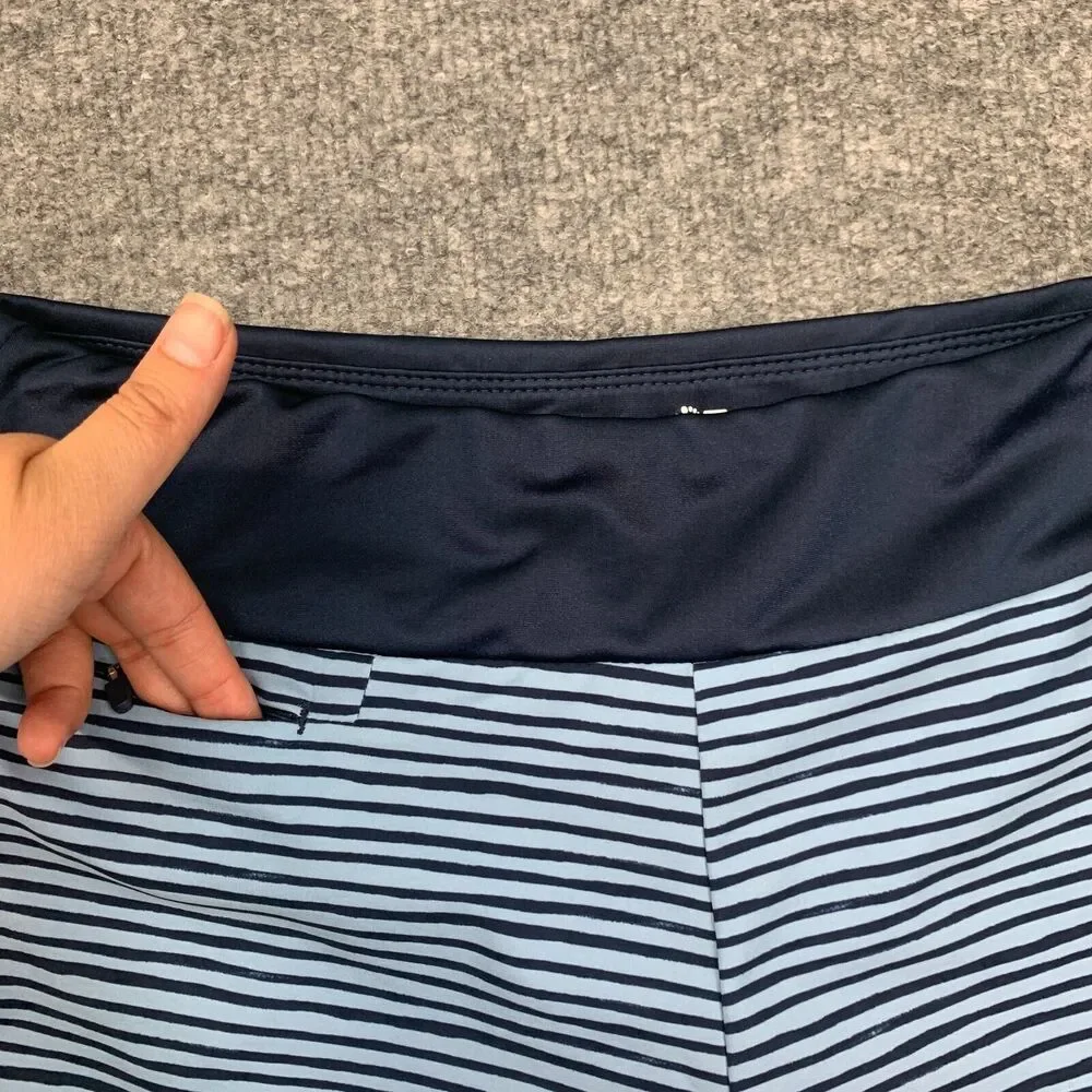 Hang Ten Swim Short Womens XS Extra Small UV Protect UPF 50+ Striped Pull On